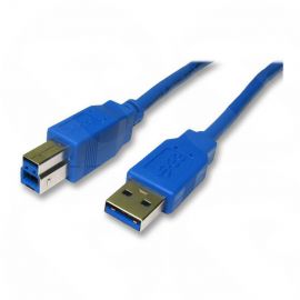 1m USB 3.0 Data Cable Male A To Male B Blue USB3-801BL