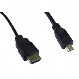 HDMI Micro D type TO HDMI 1.4V 2M A type Cable (LHD4-MICRO-020)