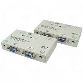 SVGA Extender With Audio over Cat 5E Up To 150M