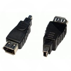 Firewire Adaptor 6 Pin Female to 4 Pin Male