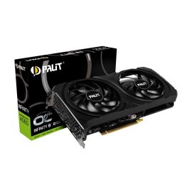 Palit GeForce RTX 4060 Infinity 2 OC, PCIe4, 8GB DDR6, HDMI, 3 DP, 2565MHz Clock, 0dB Mode, Overclocked