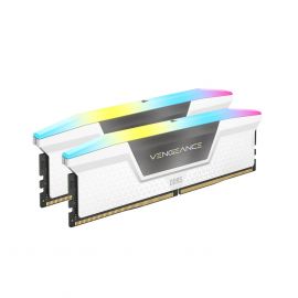 Corsair Vengeance RGB 32GB Kit (2 x 16GB), DDR5, 6000MHz (PC5-48000), CL36, 1.25V, XMP 3.0, PMIC, DIMM Memory, White