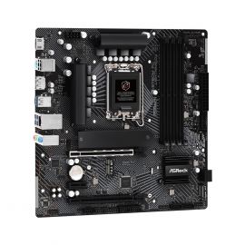 Asrock B760M PG LIGHTNING/D4, Intel B760, 1700, Micro ATX, 4 DDR4, HDMI, DP, GB LAN, PCIe4, 2x M.2