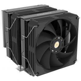 GameMax Twin600 Black Intel/AMD CPU Cooler with 120mm PWM Fan