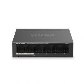 Mercusys (MS106LP) 6-Port 10/100Mbps Desktop Switch with 4-Port PoE+, Metal Case