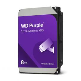 WD 3.5 inch, 8TB, SATA3, Purple Surveillance Hard Drive, 256MB Cache, OEM