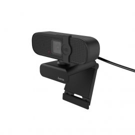 Hama C-400 FHD Webcam with Mic, 1080p, 30fps, Closable Lens, 360° Swivel Range, 70° Visual Angle