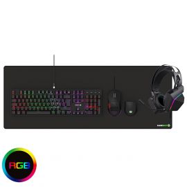 Pulse 4-in-1 Mechanical Keyboard Mouse Headset Mouse Pad Combo Kit